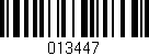 Código de barras (EAN, GTIN, SKU, ISBN): '013447'