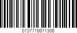 Código de barras (EAN, GTIN, SKU, ISBN): '0137718871308'