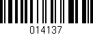 Código de barras (EAN, GTIN, SKU, ISBN): '014137'