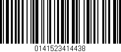 Código de barras (EAN, GTIN, SKU, ISBN): '0141523414438'