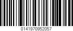 Código de barras (EAN, GTIN, SKU, ISBN): '0141970952057'