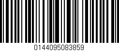 Código de barras (EAN, GTIN, SKU, ISBN): '0144095083859'