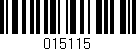 Código de barras (EAN, GTIN, SKU, ISBN): '015115'