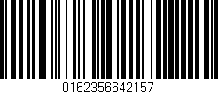 Código de barras (EAN, GTIN, SKU, ISBN): '0162356642157'