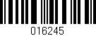 Código de barras (EAN, GTIN, SKU, ISBN): '016245'
