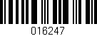 Código de barras (EAN, GTIN, SKU, ISBN): '016247'