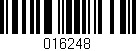 Código de barras (EAN, GTIN, SKU, ISBN): '016248'