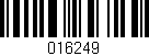 Código de barras (EAN, GTIN, SKU, ISBN): '016249'