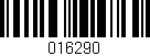 Código de barras (EAN, GTIN, SKU, ISBN): '016290'