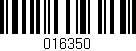 Código de barras (EAN, GTIN, SKU, ISBN): '016350'