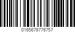 Código de barras (EAN, GTIN, SKU, ISBN): '0165678778757'