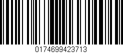 Código de barras (EAN, GTIN, SKU, ISBN): '0174699423713'