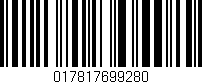 Código de barras (EAN, GTIN, SKU, ISBN): '017817699280'