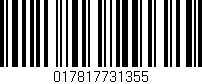 Código de barras (EAN, GTIN, SKU, ISBN): '017817731355'