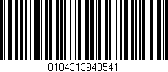 Código de barras (EAN, GTIN, SKU, ISBN): '0184313943541'