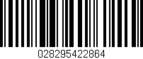 Código de barras (EAN, GTIN, SKU, ISBN): '028295422864'