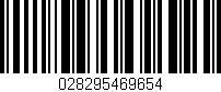 Código de barras (EAN, GTIN, SKU, ISBN): '028295469654'