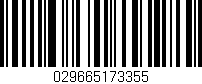 Código de barras (EAN, GTIN, SKU, ISBN): '029665173355'