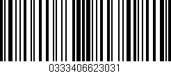 Código de barras (EAN, GTIN, SKU, ISBN): '0333406623031'