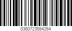 Código de barras (EAN, GTIN, SKU, ISBN): '0360723584264'