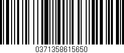 Código de barras (EAN, GTIN, SKU, ISBN): '0371358615650'