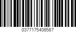 Código de barras (EAN, GTIN, SKU, ISBN): '0377175408567'