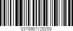 Código de barras (EAN, GTIN, SKU, ISBN): '0379867129200'