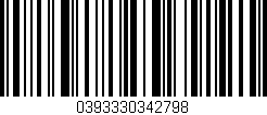 Código de barras (EAN, GTIN, SKU, ISBN): '0393330342798'