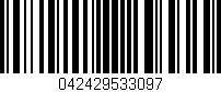 Código de barras (EAN, GTIN, SKU, ISBN): '042429533097'