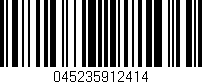 Código de barras (EAN, GTIN, SKU, ISBN): '045235912414'