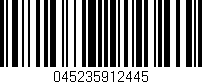 Código de barras (EAN, GTIN, SKU, ISBN): '045235912445'