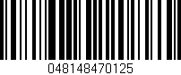 Código de barras (EAN, GTIN, SKU, ISBN): '048148470125'