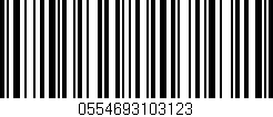 Código de barras (EAN, GTIN, SKU, ISBN): '0554693103123'