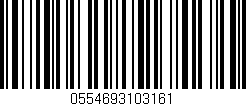 Código de barras (EAN, GTIN, SKU, ISBN): '0554693103161'
