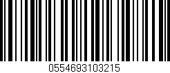 Código de barras (EAN, GTIN, SKU, ISBN): '0554693103215'