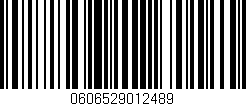 Código de barras (EAN, GTIN, SKU, ISBN): '0606529012489'