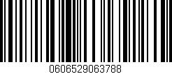 Código de barras (EAN, GTIN, SKU, ISBN): '0606529063788'