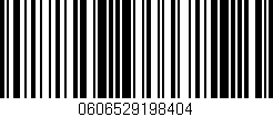 Código de barras (EAN, GTIN, SKU, ISBN): '0606529198404'