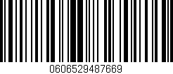 Código de barras (EAN, GTIN, SKU, ISBN): '0606529487669'