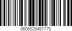 Código de barras (EAN, GTIN, SKU, ISBN): '0606529487775'