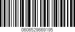 Código de barras (EAN, GTIN, SKU, ISBN): '0606529669195'