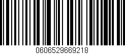Código de barras (EAN, GTIN, SKU, ISBN): '0606529669218'