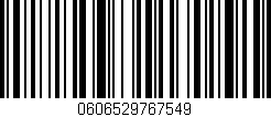 Código de barras (EAN, GTIN, SKU, ISBN): '0606529767549'