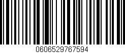 Código de barras (EAN, GTIN, SKU, ISBN): '0606529767594'