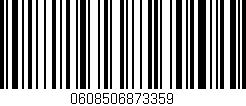 Código de barras (EAN, GTIN, SKU, ISBN): '0608506873359'