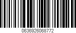 Código de barras (EAN, GTIN, SKU, ISBN): '0636926068772'