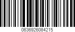 Código de barras (EAN, GTIN, SKU, ISBN): '0636926084215'