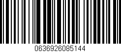 Código de barras (EAN, GTIN, SKU, ISBN): '0636926085144'