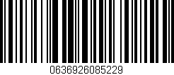 Código de barras (EAN, GTIN, SKU, ISBN): '0636926085229'