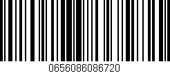 Código de barras (EAN, GTIN, SKU, ISBN): '0656086086720'